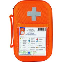 Trousse secours fluo ARTISAN 2/4 PERSONNES