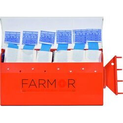 Distributeur mural premier secours PANSEMENTS D&Eacute;TECTABLES