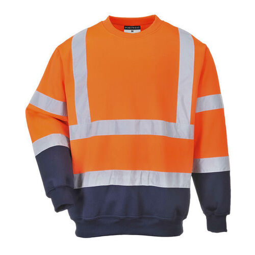 SWEAT HV HIVIS ORANGE MARINE