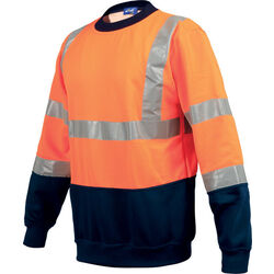 Sweat HV col rond bicolore