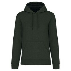 Sweat-shirt &agrave; capuche K4027 GREEN MARBLE HEATHER