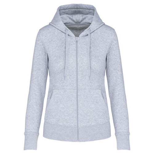 Sweat-shirt full zip &agrave; capuche K4031 OXFORD GREY