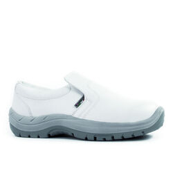 Mocassins de s&eacute;curit&eacute; homme PLUTONE S2 SRC BLANC Brive La Gaillarde