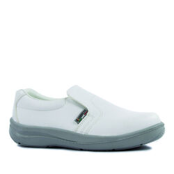 Mocassins de s&eacute;curit&eacute; femme STELLA S2 SRA BLANC Brive La Gaillarde