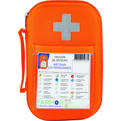 Trousse secours fluo ARTISAN 2/4 PERSONNES Brive La Gaillarde