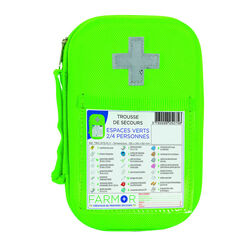 Trousse secours fluo ESPACES VERTS Brive La Gaillarde